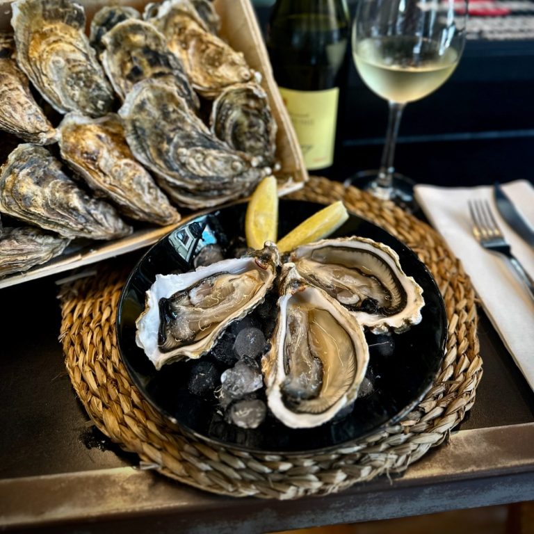 Ceviche de corvina y vieira Ceviche de corvina y vieira